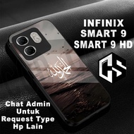 HP Glossy glitter Softcase for type INFINIX SMART 9/INFINIX SMART 9 HD Quotes Motif/case infinix sma