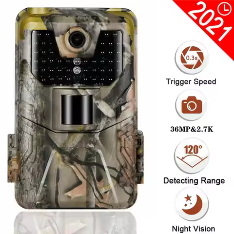 Suntekcam HC900A 36MP 2.7K IP65 Waterproof Wildlife Surveillance Camera Chasse Scouts