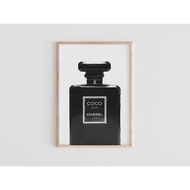 Tranh treo tường | Tranh fashionista - Chanel Wall Art Coco Chanel Print Chanel Perfume Bottle