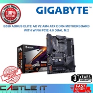 Gigabyte B550 Aorus Elite AX V2 AM4 ATX DDR4 Motherboard with WiFi6 PCIe 4.0 Dual M.2