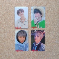 Official photocard nct dream chenle cashbee resonance, istj poster ver, jaemin hoodie photopack sg21, renjun qr istj