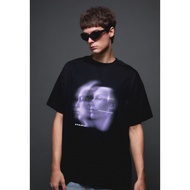 Hakii เสื้อยืด คอกลม สีดำ Heavy Cotton 100% Oversized Black T-Shirt
