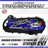 CVT MOTORCYCLE STICKERS CVT VARIATION/S TRANSPARENT CVT STICKERS CLEAR UV MATERIAL