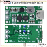 ALMA Boost Module 18650 Type-C To 8.4V 12.6V 16.8V Li-Ion Charger Lithium Battery Charging