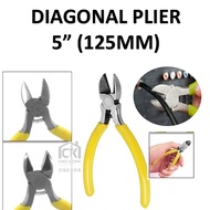 125MM 5" Diagonal Plier Mini Cutter Plier Wire Cable Striper Pemotong Dawai Playar