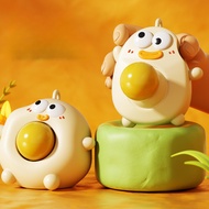 Popular stress-relieving squishy egg toy - press to blow bubbles, creative and cute stress-relieving