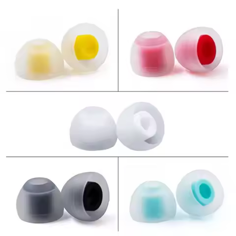 KBEAR 07 Silicone Upgrade Headphone Eartips 1pair(2pcs) 5pairs(10pcs) Noise Isolating With S M M- L 