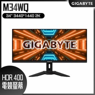 GIGABYTE 技嘉 M34WQ HDR400 電競螢幕 (34吋/3440*1440/144hz/1ms/IPS/Type-C)