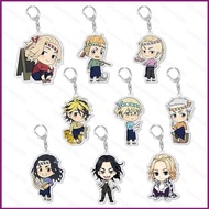 HT Tokyo Revengers Keychain Anime 6CM Acrylic Bag Pandant Keyring Key Chain Cute Mikey Hanagaki Ryug