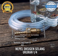 Nepel oksigen selang untuk packing ikan