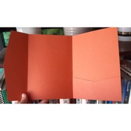 ZEVI] 5R TERRACOTTA/KRAFT ORANGE TRIFOLD COVER