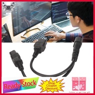 sunnyhousess IEC320 C14 to Dual C19 Power Cord  1 in 2 Out Material Suitable for Laptop Adapters LCD