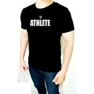 Athlete Spandex Black T-Shirt Men's Sports T-Shirt