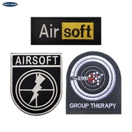 Airsoft group therapy group therapy Combat Military Morale Badge Embroidery Badge Velcro Badge