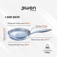Chảo Tổ Ong Nguyên Khối 5 lớp Jiwon JW-G26 Chảo Xào Chảo Rán Vân Tổ Ong Chống Dính Dùng Trên Mọi Loạ