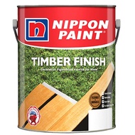 5L NIPPON Timber Finish Wood Kayu Varnish Gloss Clear Syelek Cat Kilat Shellac