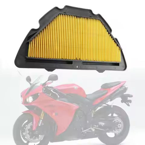 Motorcycle Dual Foam Layer Sponge Air Cleaner Filter For Yamaha YZF R1 2004 2005 2006 OEM:5VY-14451-