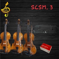 VIOLIN STRADIVARIUS COPY HANDCRAFTED SCSM.3 - Very Beautiful tone and real flame