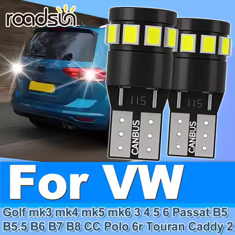 Roadsun 2X For VW Golf mk3 mk4 mk5 mk6 3 4 5 6 Passat B5 B5.5 B6 B7 B8 CC Polo 6r Touran Caddy 2 Can