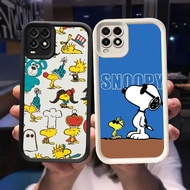 O-6 Woodstock Casing for Realme OPPO A54 8 8S Pro 5G Black and White