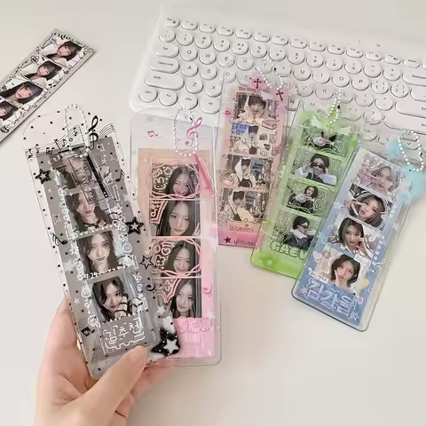 INS Style Life 4 Cut Photo Card Holder Commemorative Bill Storage Sets of Four-Piece Photo Display P