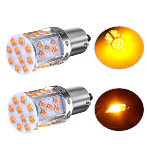A pack 1156 P21W ba15s Bau15s PY21W 7507 LED Canbus No Hyper Flash Turn Signal Light Bulb Built-in R