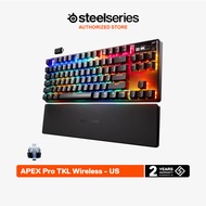 SteelSeries Apex Pro TKL Wireless HyperMagnetic Gaming Keyboard คีย์บอร์ดเกมมิ่งไร้สาย TKL ไฟ RGB