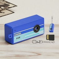Blue Mini Keychain Digital Camera, Wearable Travel Vlog Cam, Birthday Gift for Friends, Assorted Col