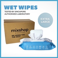 mixshop Daily use wet tissue,  Premium Thick Wet Wipes,  Baby wipes [SG READY STOCK]