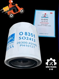 Lọc dầu nhớt xe ô tô kia k165 k3000 k2700 0 8351 SO2412 26300-42040 PH10127 LF3689 c2906 lắp cho xe 