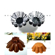 MAWAR Surya Egg Tart Pie Mold Sus Pudding Rice Rose 7.5cm B125