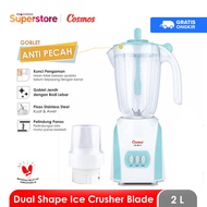 Cosmos Blender Plastik 2 Liter CB-281 P / CB281 P / CB 281 P / CB 281P - BIRU / CB-281P / CB281P / C