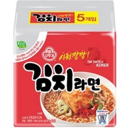 Ottogi Kimchi noodle soup Ramyeon Ramen 120g 5pcs