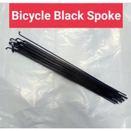 Bicycle Fixie Road Bike And Mountain Bike Black Spoke Lidi Basikal Warna Hitam