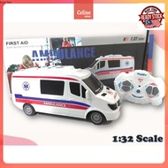 Remote Control Ambulance Toys Play Vehicle for Kids Kereta ambulan remote Control Mainan   1:18  SCA