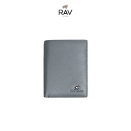 RAV DESIGN Men's RFID Tall Wallet / Genuine Leather / Grey / RVW825G2