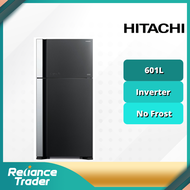 HITACHI R-VG710P7M-1 New Big 2 Glass Series 601L Refridgerator  R-VG710P7M PETI SEJUK