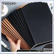 LUOYAO1 Notebook, A4/A5/B5 Grid/Lined/Blank Diary Book, High Quality Kraft Cover Planner Notebook Sc