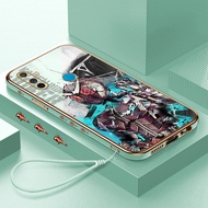 [Pengiriman lokal] Realme C1 C2 C2S C3 C11 2021 C12 C15 C17 U1 X A1K Casing Ponsel Pola kamen rider 