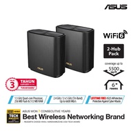 Asus ZenWifi AX XT8-Black (2 Pack) AX6600 Tri-band Mesh WiFi