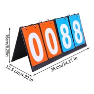 Scoreboard - Leather Score Keeper Digital Flip Scoreboard Multi-Sport Game Scoreboard