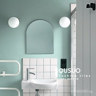 Cement Bathroom Matte Morandi Minimalist Washroom Tile Floor Tiles Wall Tiles Bathroom Toilet Fun WS