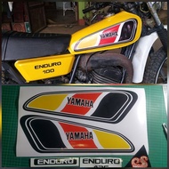 sticker for yamaha dt100 3 Colors