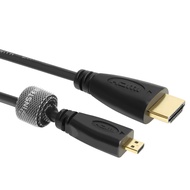6ft Micro-HDMI (type D) to Regular HDMI (type A) high Speed Cable with Ethernet (up to 1440p) for MO
