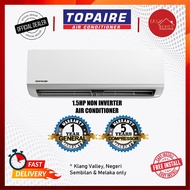 TOPAIRE 1.5HP Air-Conditioners Wall Mounted Non Inverter R32 AG3 Series TWM-13AG3