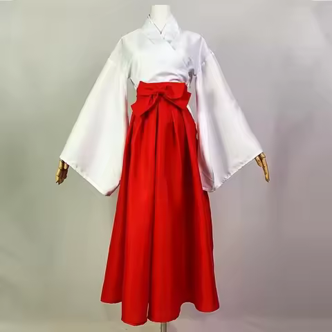 CAD Anime Cosplay Costume for Women Jujutsu Kaisen Kimono Miko Japanese Hakama Outifits for Hallowee