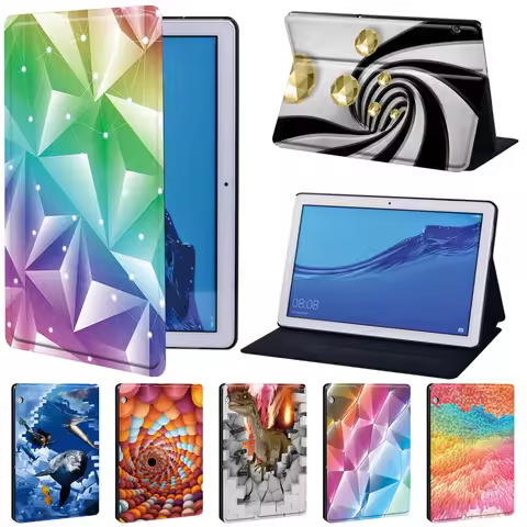 Tablet Case for Huawei MediaPad T3 8.0/T3 10 9.6"/T5 10 10.1"/M5 Lite 10.1"/M5 10.8"/M5 Lite 8 Cover