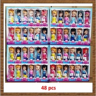 Borong Mainan Budak Penghabisan Stok Jualan Murah Mainan Perempuan Bundle Sale Anak Patung Princess Doll 48pcs