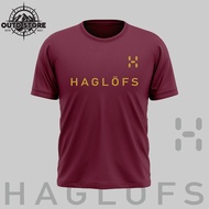 026 Haglofs T-shirt Baju Haglofs (Microfiber T-shirt) Outdoor T-shirt Hiking T-shirt Bicycle T-shirt