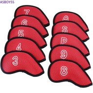 ASBOYSS Golf Club Cover Golf Putter Durable Golf Head Cover Neoprene Protector Case 3,4,5,6,7,8,9,P,